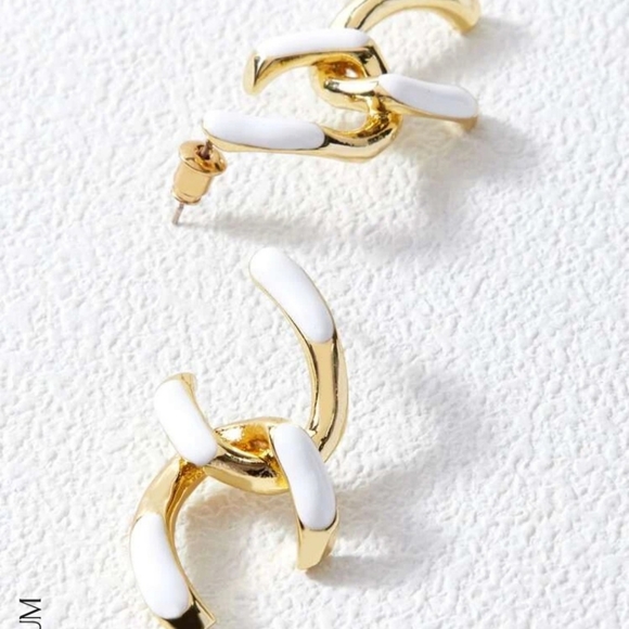 Two tone Earrings - Picture 7 of 10